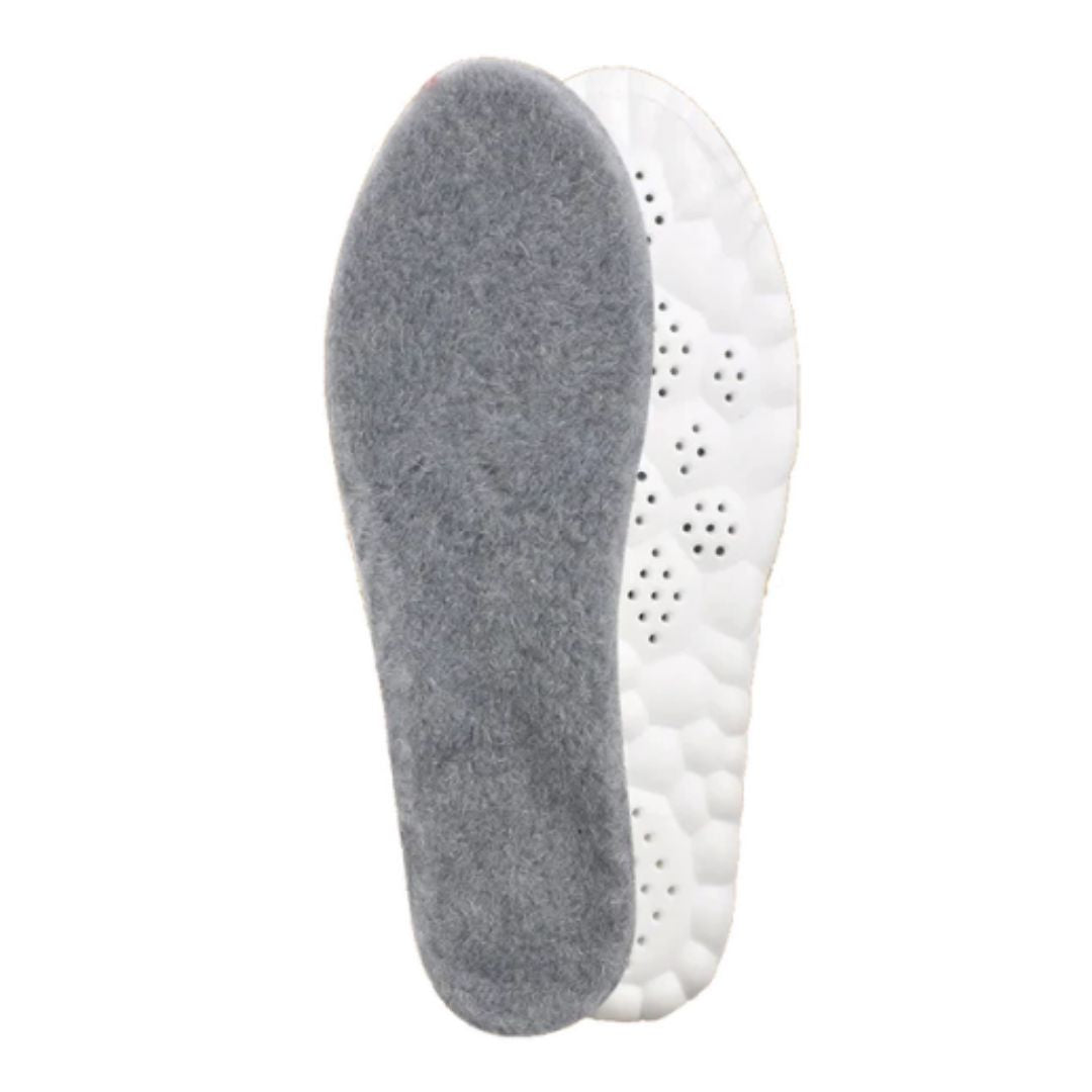 Unisex 4D fodrade inläggssulor, stötdämpande för komfort och värme i vinter. Ger fotstöd i dina skor.