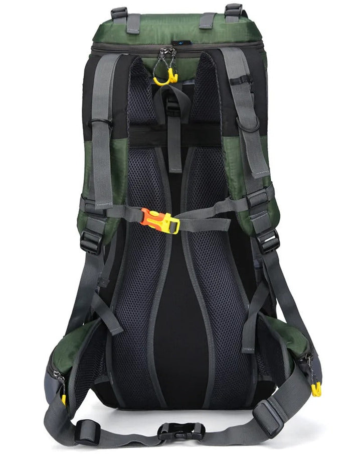 Mångsidig 60L unisex ryggsäck för vandring, äventyr, friluftsliv och långa expeditioner.