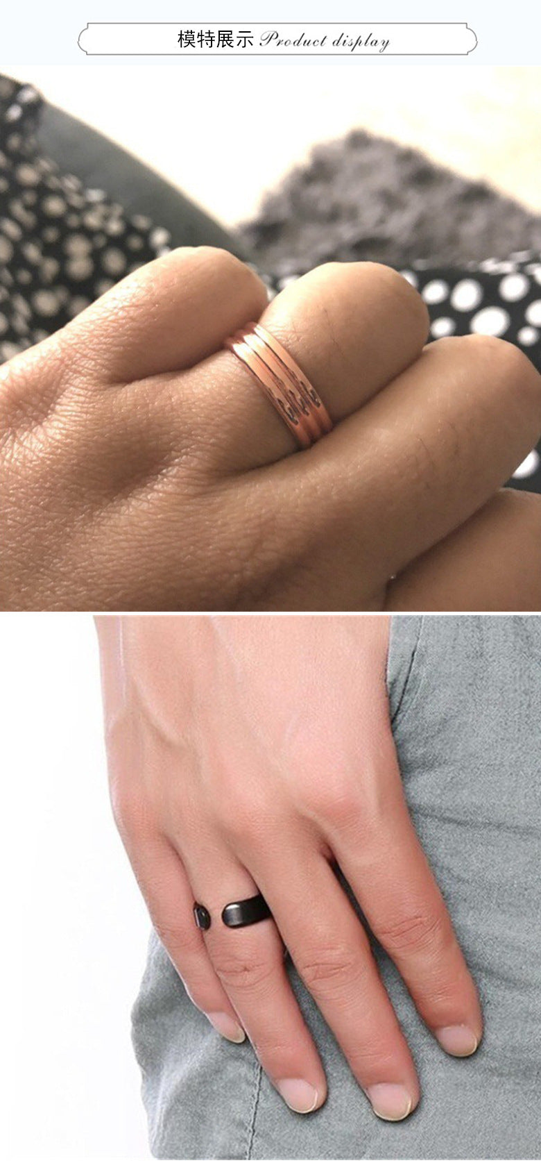 Wellness akupressurring för hälsa och bättre sömn. En unisex ring som är en anti-snarkning sömnlösning.