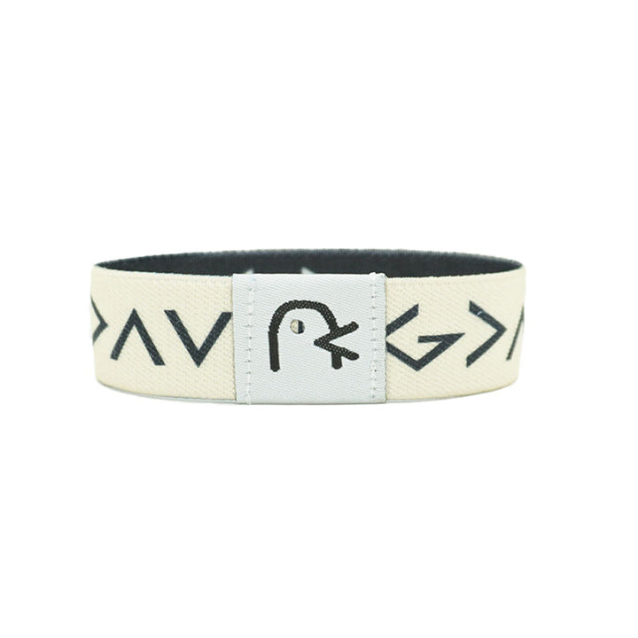 "Unisex bibelarmband med NFC-funktion, justerbart polyesterband, flerfärgat. Stilfullt och meningsfullt accessoarval."