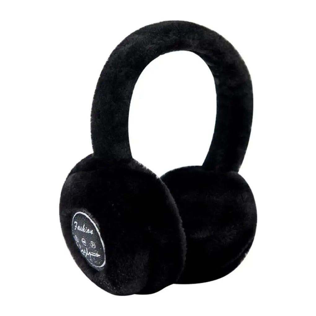 Varma, trådlösa öronvärmare med Bluetooth och ljudisolering. Skyddar öronen i kyla, perfekt för utomhusbruk.