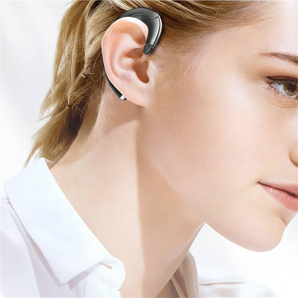 Unisex Boneacoustic trådlösa benledningshörlurar. Lätta Bluetooth sporthörlurar för komfort & säkerhet.