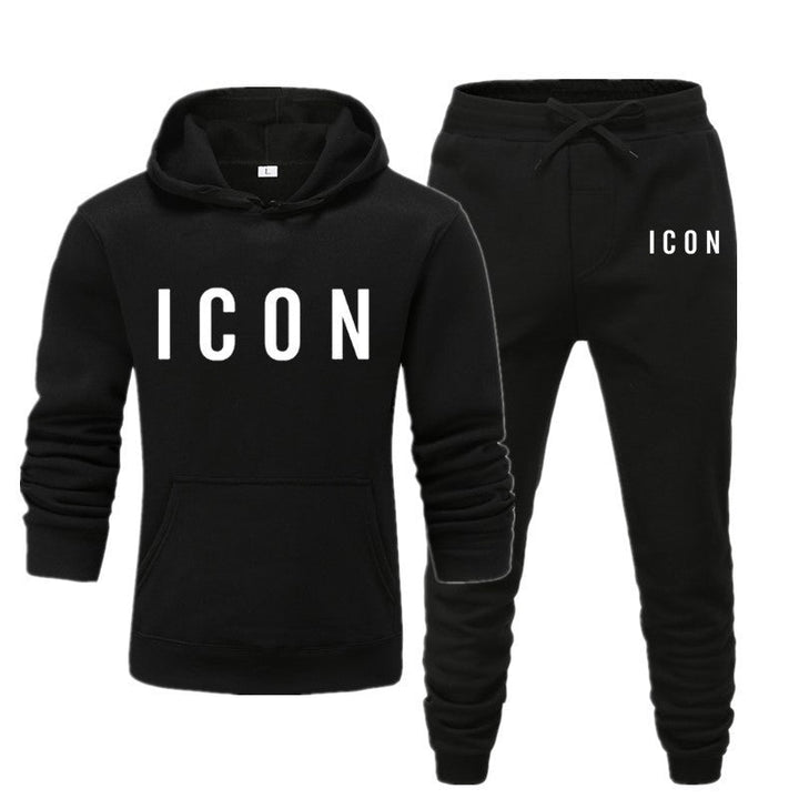 Vardagsset Callum: Avslappnad unisex hoodie & bekväma joggingbyxor. Höst- & vinterkläder.