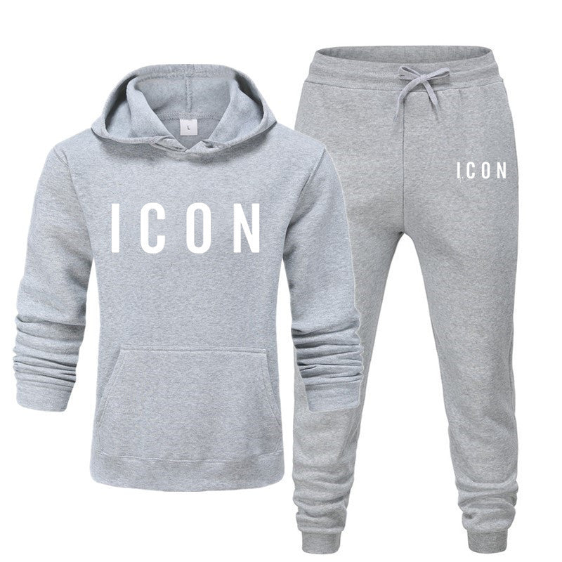 Stilrent unisex hoodieset & joggingbyxor för en avslappnad look. Kläder för alla årstider.