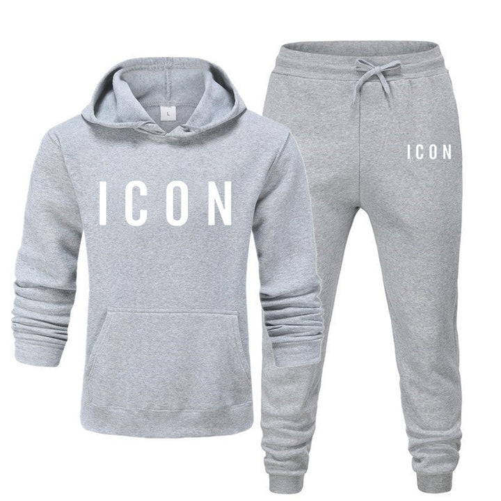Stilrent unisex hoodieset & joggingbyxor för en avslappnad look. Kläder för alla årstider.