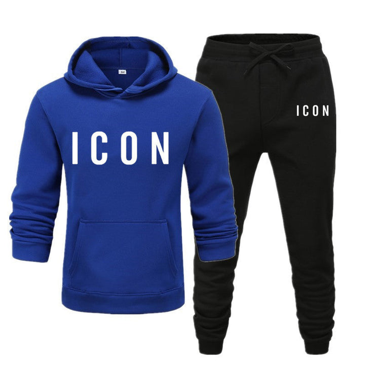 Callum bekvämt set: Mjuk hoodie & joggerbyxor. Optimalt för hemmakvällar & vardagsbruk.