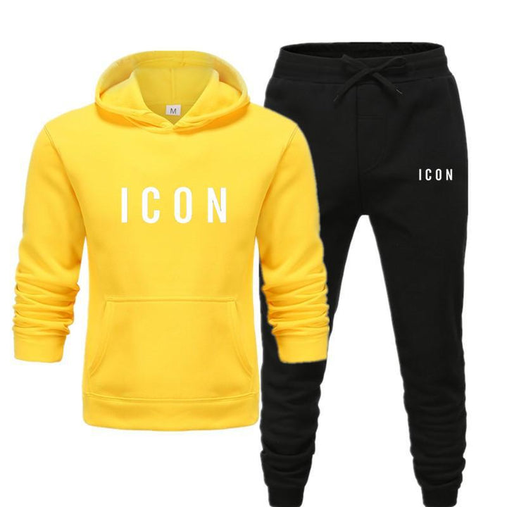 Avslappnat unisex Callum set med modern hoodie och bekväma joggers. Loungewear favoriten.