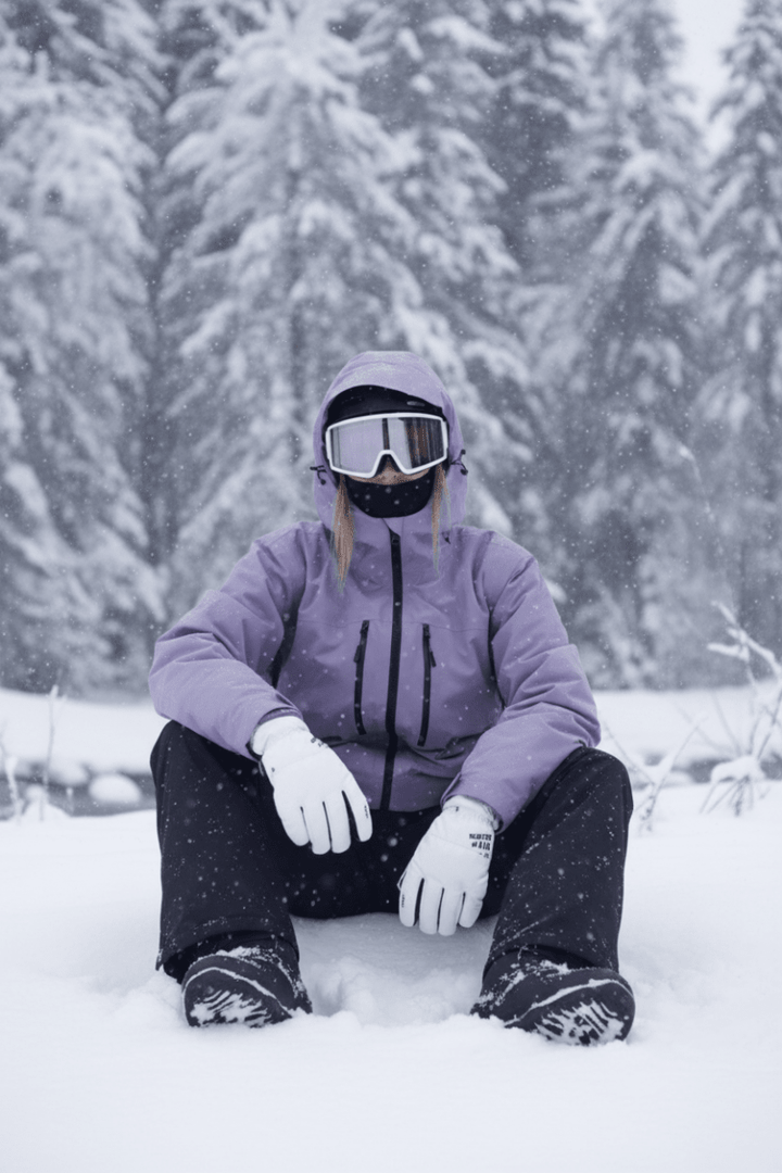 Varm unisex skidjacka Carlotta. Vindtät vinterjacka för snowboard och alpina sporter. Funktionell utomhuskläder.