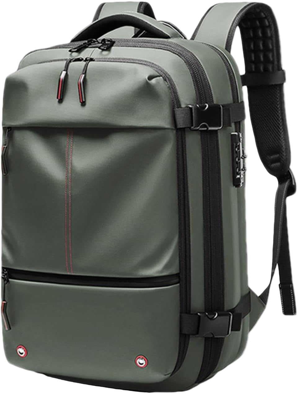 Stor unisex ryggsäck 60L för resor. Vattentät, expanderbar och med smidigt laptopfack.