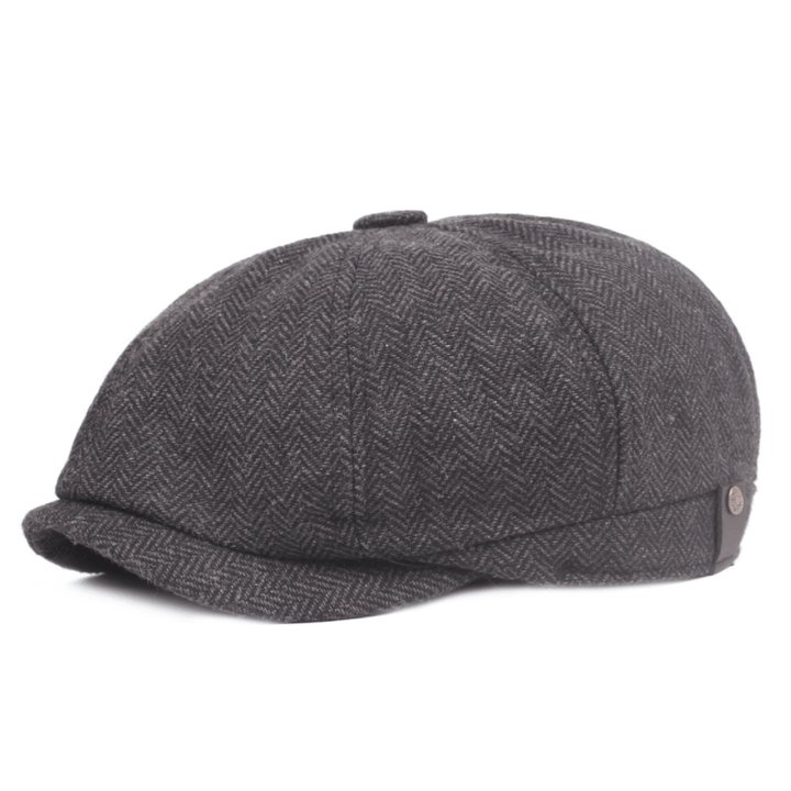 "Unisex Gatsby basker keps i bomull med retrodesign, andningsbar och bekväm för alla årstider, perfekt för män."
