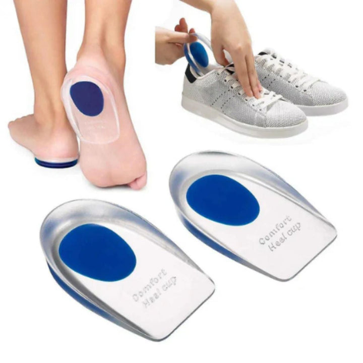 Unisex gel-hälinlägg för överlägsen komfort och effektiv stötdämpning. Idealisk för dagligt bruk och fotvård.
