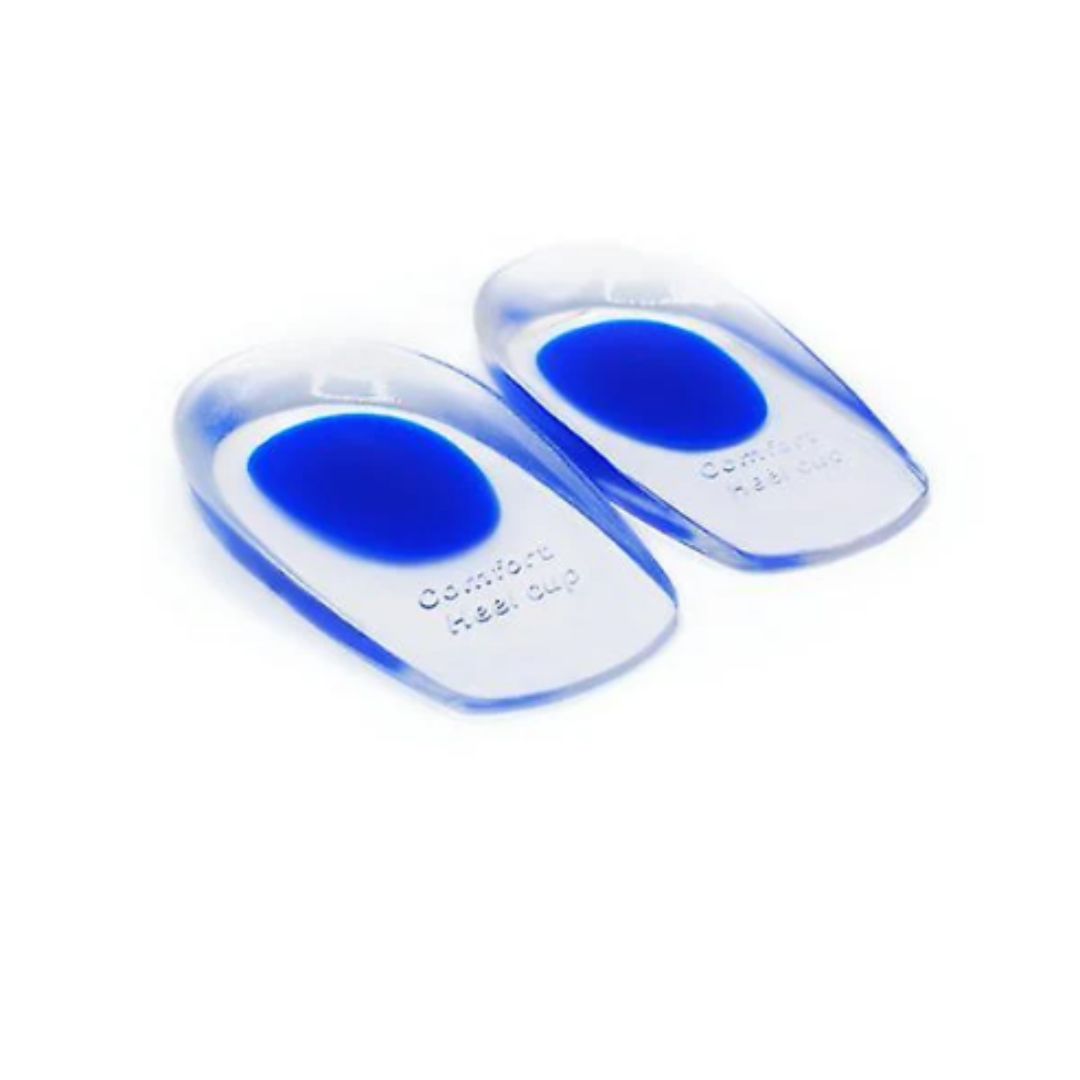 Diskret unisex gel-hälinlägg som passar i alla skor. Ger optimal stötdämpning, fotstöd och komfort.