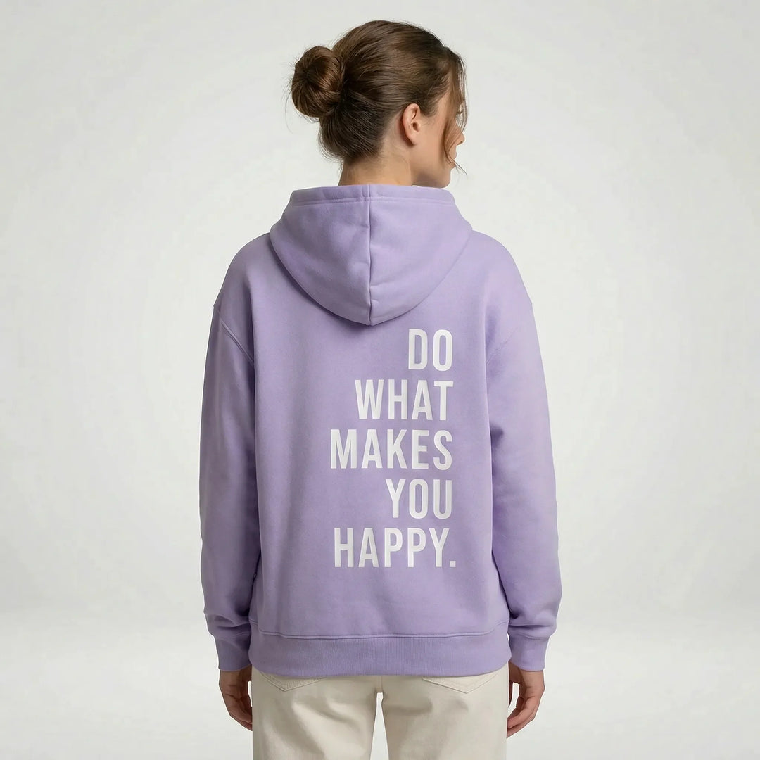Stilren unisex hoodie i avslappnad passform. Mångsidig och bekväm pullover för alla.