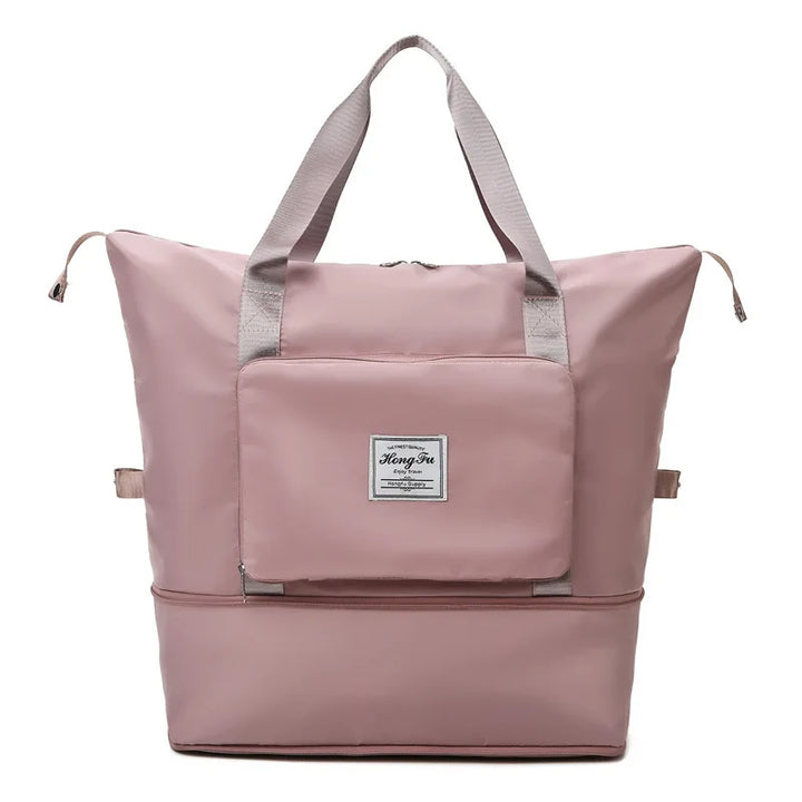 Rymlig weekendväska & sportväska, unisex design, idealisk som handbagage & organiserare för resor.