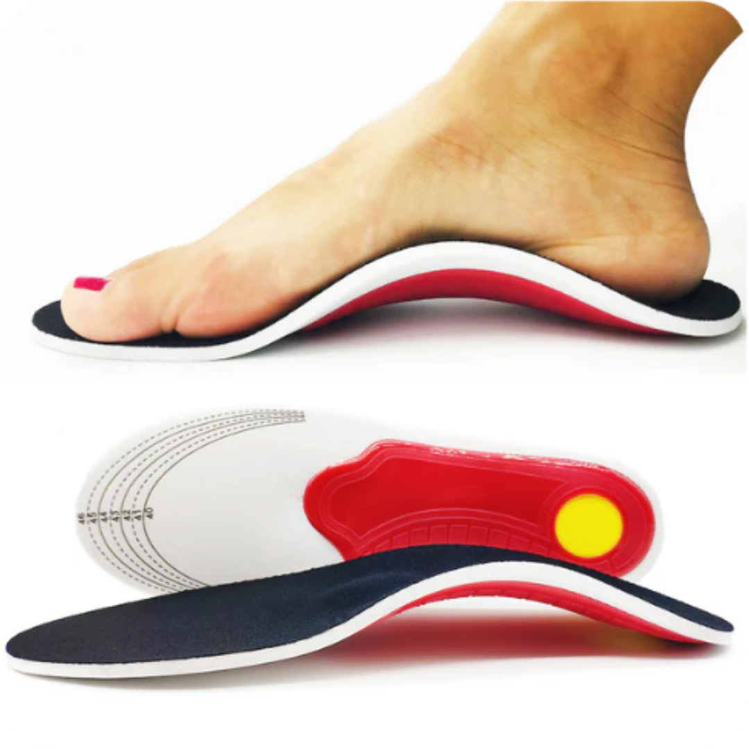 Unisex innersula med hålfotsstöd & pronationsskydd. Ergonomisk för vardagskomfort och fotvård.