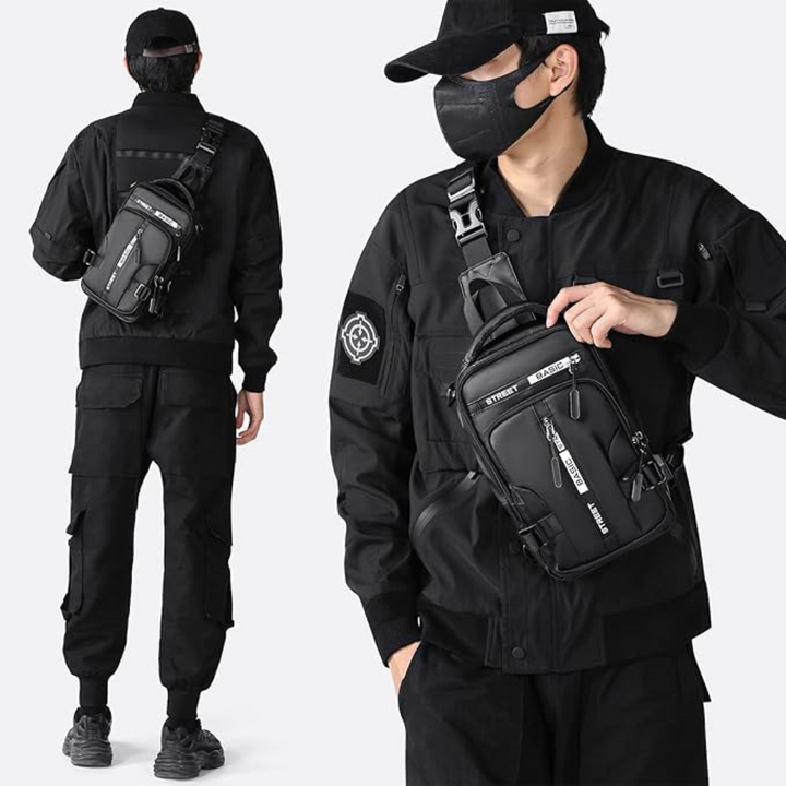 Elegant & praktisk unisex slingryggsäck. Idealisk för pendling, shopping eller en kväll på stan.