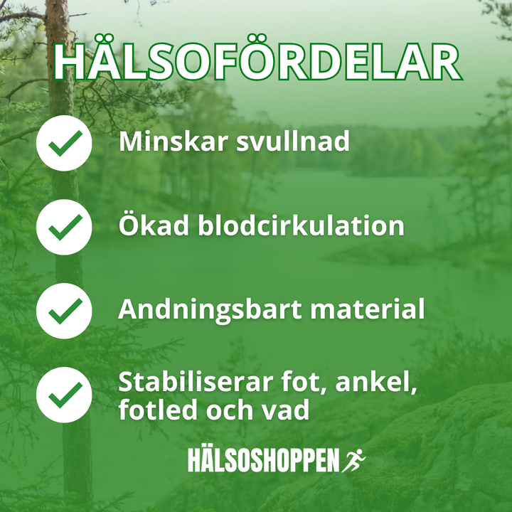 Kompressionsstrumpor unisex 3-pack för arbete & långa resor. Ger bekvämt stöd & minskar trötthet i benen.
