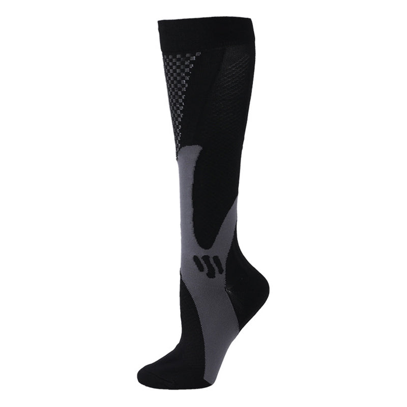 "Unisex kompressionsstrumpor för sport, återhämtning, flerfärgade, mjuka, stretchiga för optimal stöd och stil."