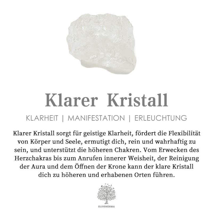 Energihalsband, unisex design med kraftfulla kristaller för skydd & harmoni.