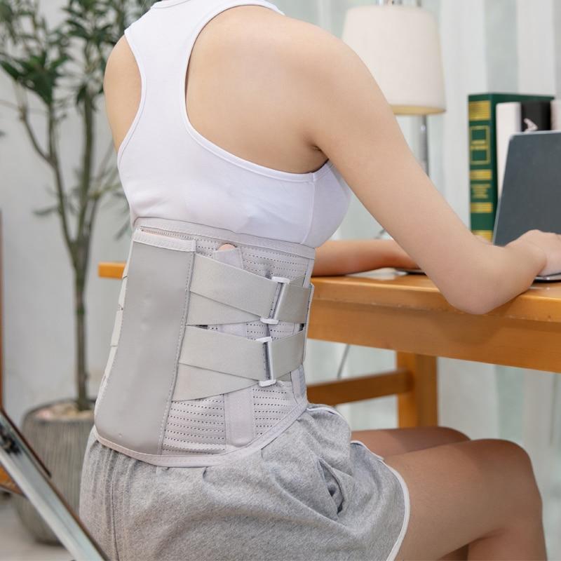 Unisex ländryggsstöd för smärtlindring, ger stöd och förbättrar hållning. Ergonomiskt för vardagsbruk och hälsa.