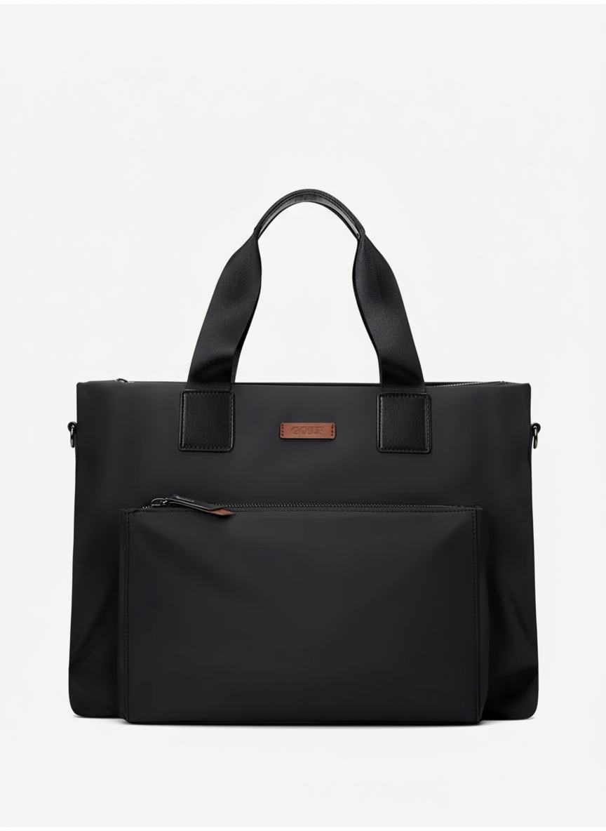 Elegant unisex datorväska med axelrem, perfekt för arbete, kontor och pendling. För 15,6" laptop.