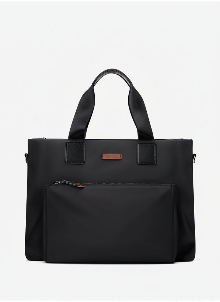 Elegant unisex datorväska med axelrem, perfekt för arbete, kontor och pendling. För 15,6" laptop.