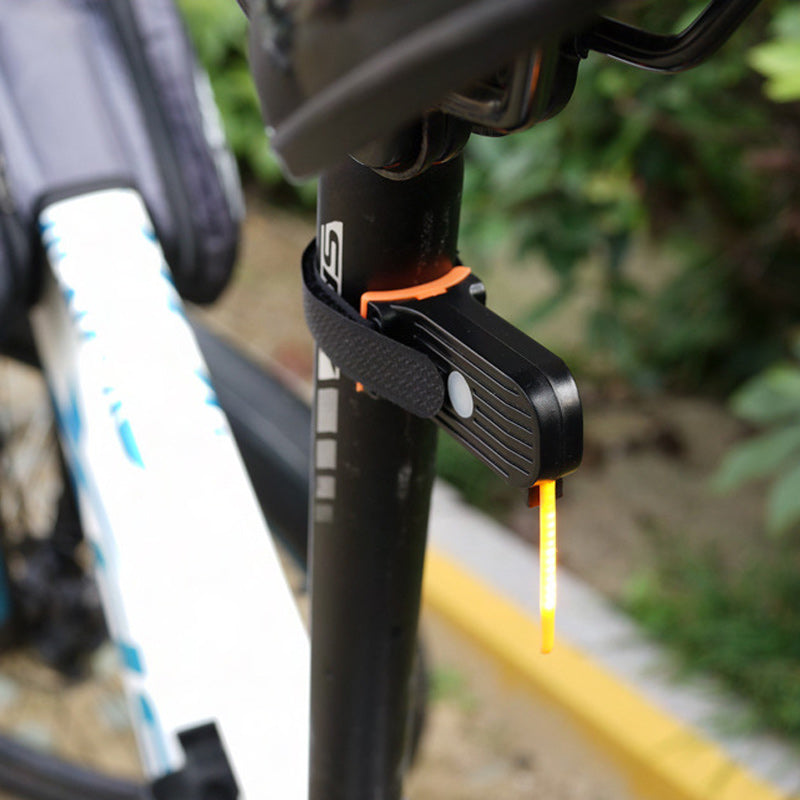 "Unisex LED-baklykta för cykel, elegant design, hög synlighet, flera färger, lång batteritid, perfekt för dag och natt"