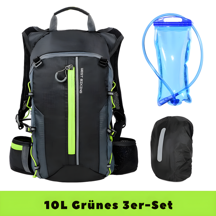 Kompakt vätskeryggsäck för kortare utflykter, cykling & löpning. Unisex och lätt att bära.