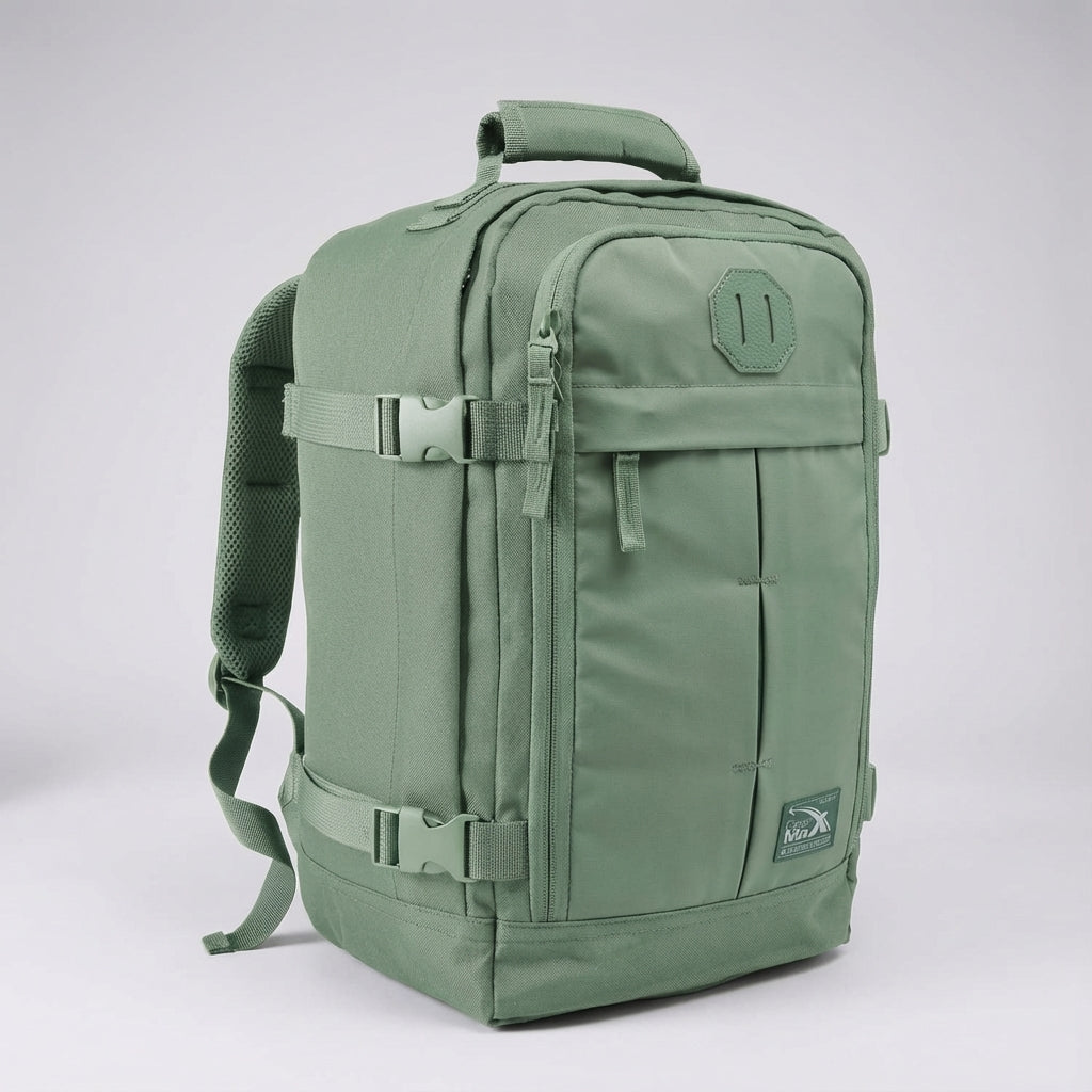 Unisex 30 liters NomadLite reseryggsäck. Handbagage för flyg och weekend, kompakt, lättviktig & organiserad.