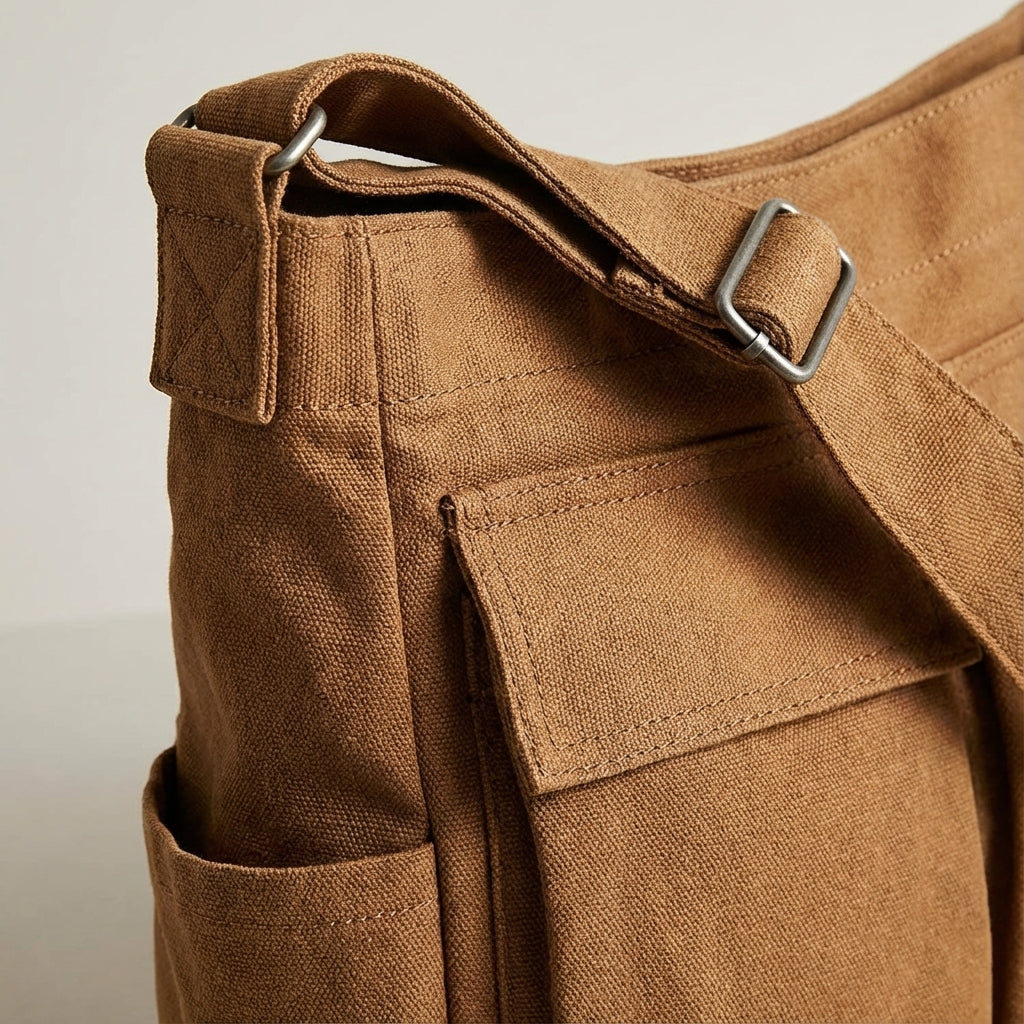 Crossbodyväska "Packlite" för optimal organisation. En praktisk och stilren unisexväska med många fack.