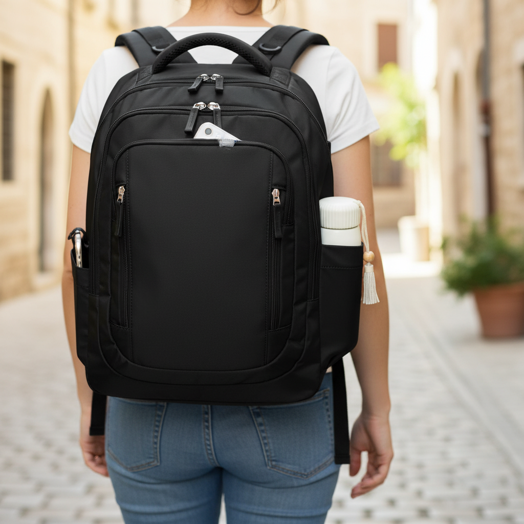 Unisex PackMax rullväska & reseryggsäck med hjul. Perfekt för organiserat handbagage och alla äventyr.
