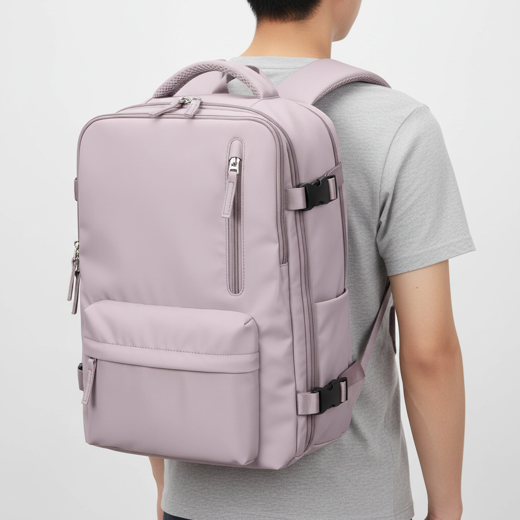 Högkvalitativ PackMax unisex rullväska & reseryggsäck, en smart resväska på hjul för alla dina äventyr.
