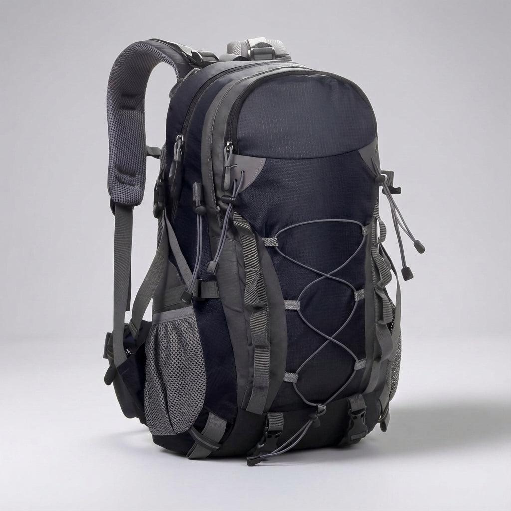 Packnova 40 liters vandringsryggsäck. Unisex, ventilerad för optimal komfort under camping och utomhusäventyr.