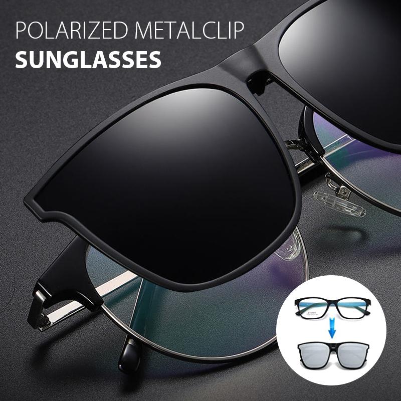 Unisex polariserade clip-on solglasögon med lätt flip-up funktion. Skyddande UV linser för klarhet och komfort.