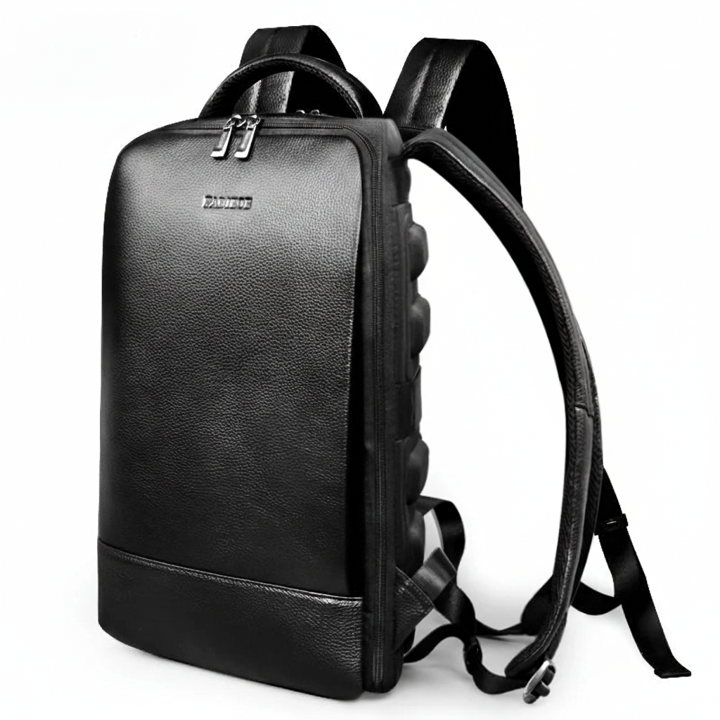 Rymlig unisex ryggsäck med laptopfack. Perfekt som skolväska, kontorsväska eller vardagsväska med god organisation.