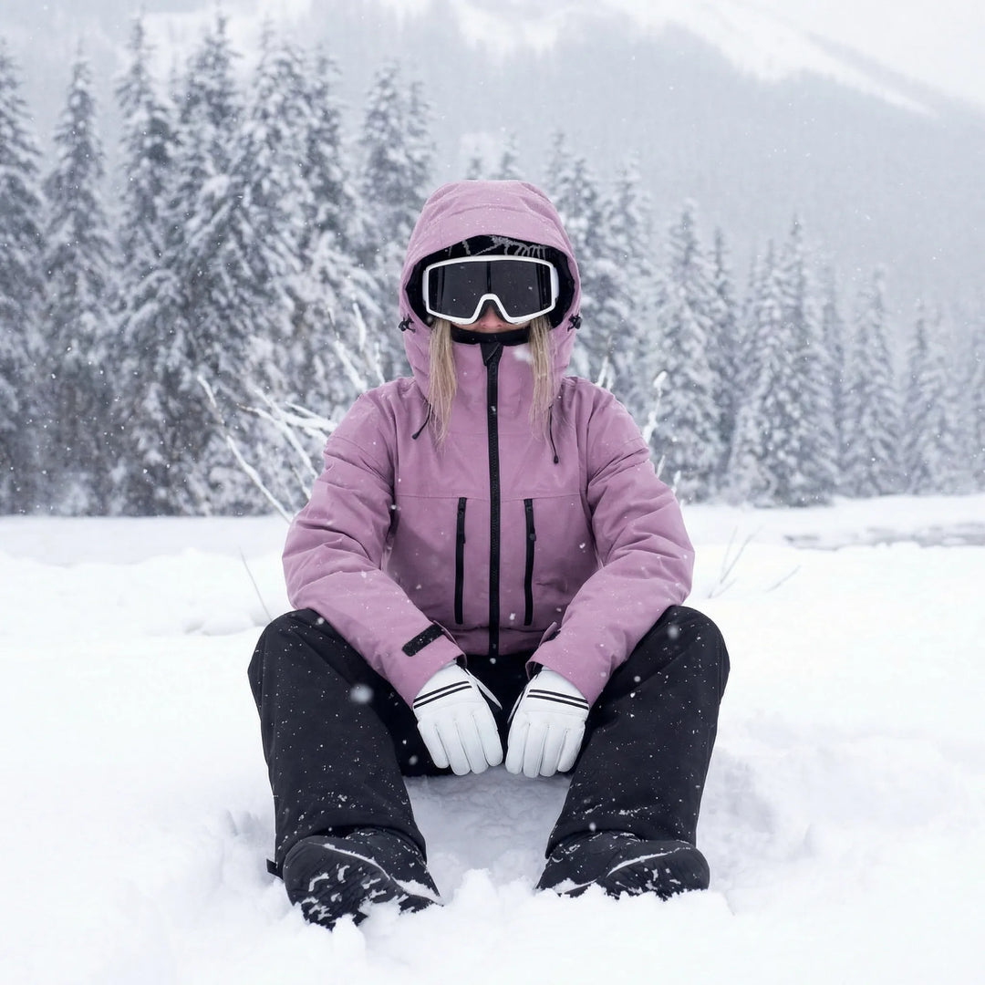 Unisex skid- & snowboardjacka för vintersporter. Varm, vind- & snöavvisande skaljacka för utomhusbruk.