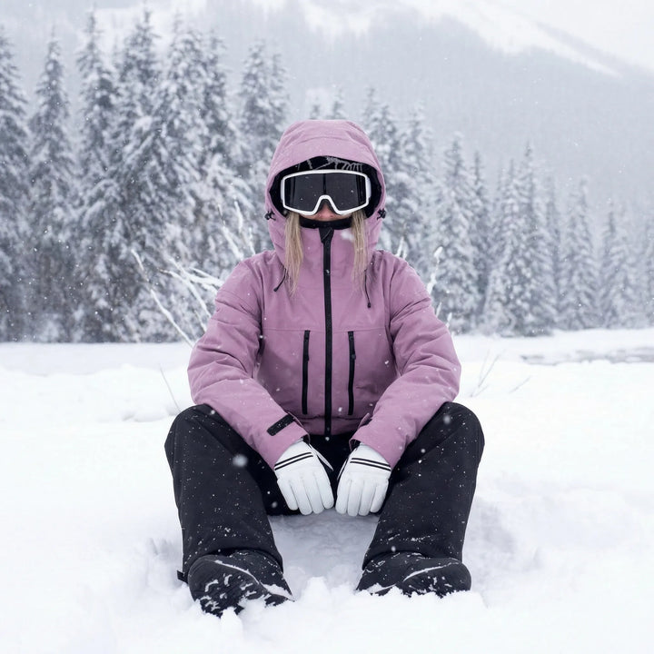 Unisex skid- & snowboardjacka för vintersporter. Varm, vind- & snöavvisande skaljacka för utomhusbruk.