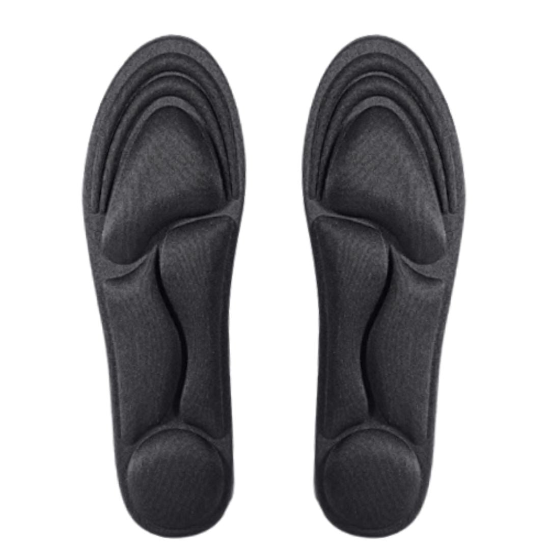 Unisex skoinlägg med optimal dämpning & fotvalvsstöd för komfort i vardags- & finskor. Stötdämpande sulor.