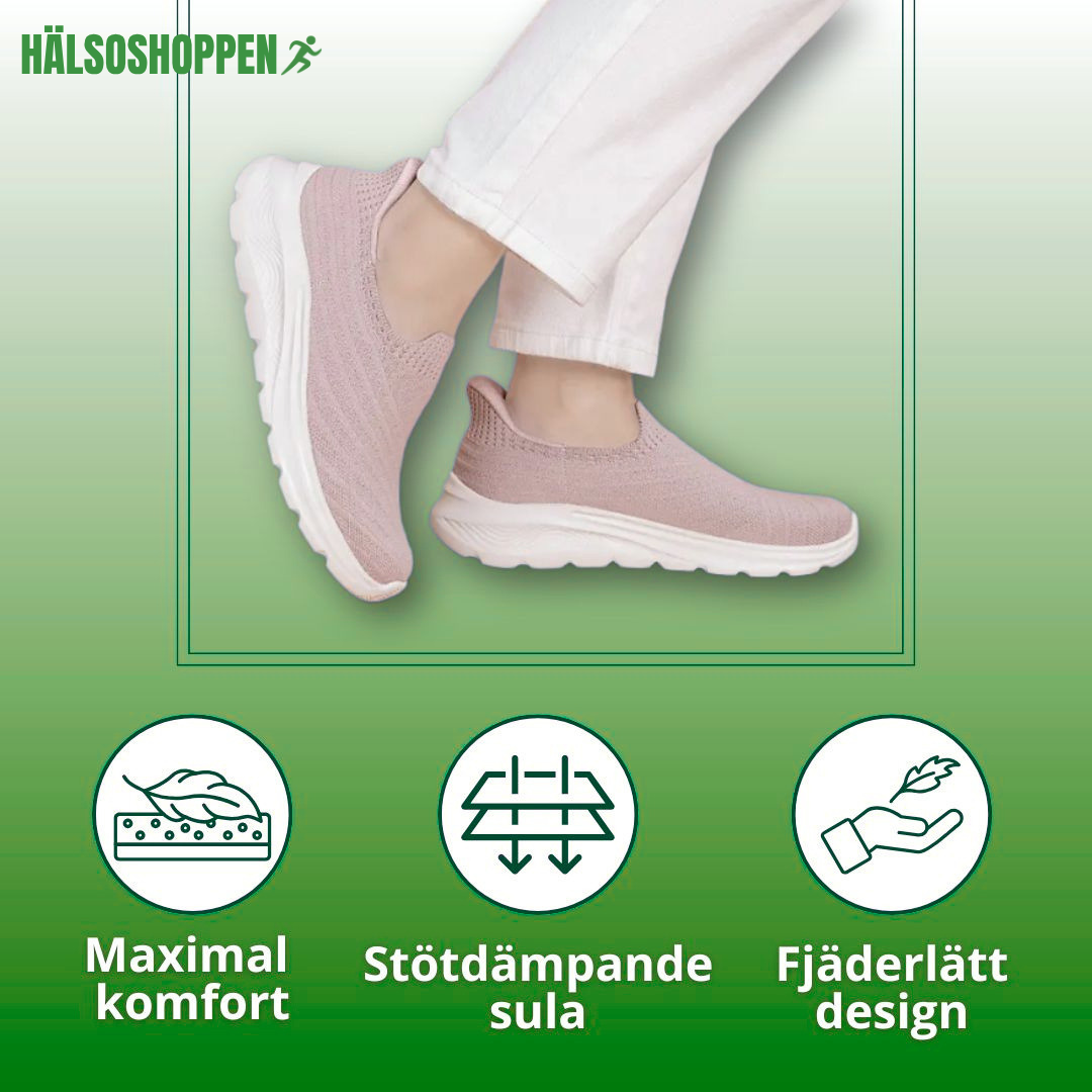 Handsfree slip-in skor för unisex. Enkla att ta på, bekväma vardagsskor för avslappnad komfort.
