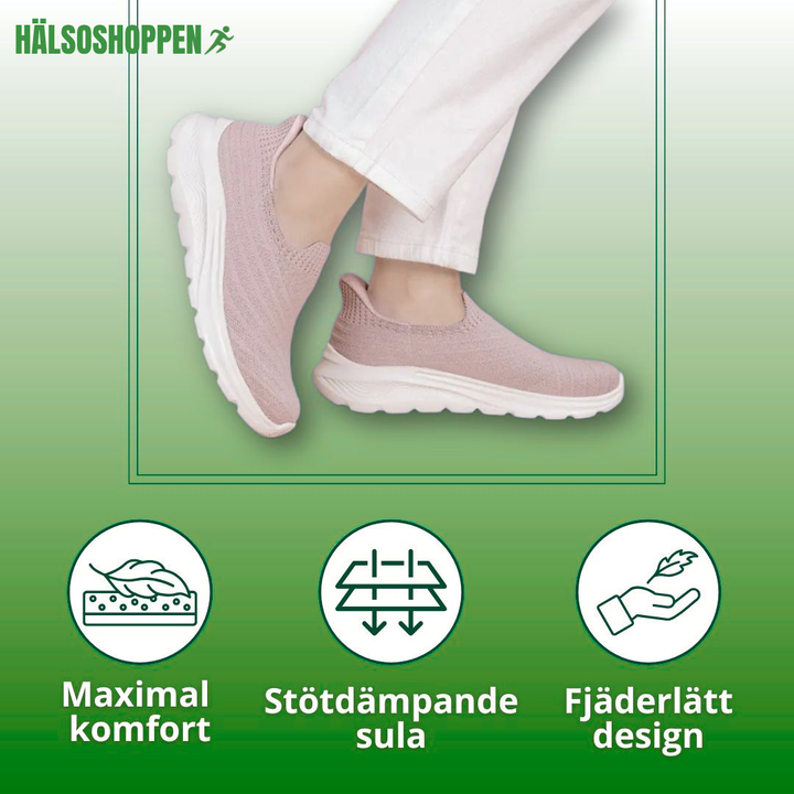 Handsfree slip-in skor för unisex. Enkla att ta på, bekväma vardagsskor för avslappnad komfort.