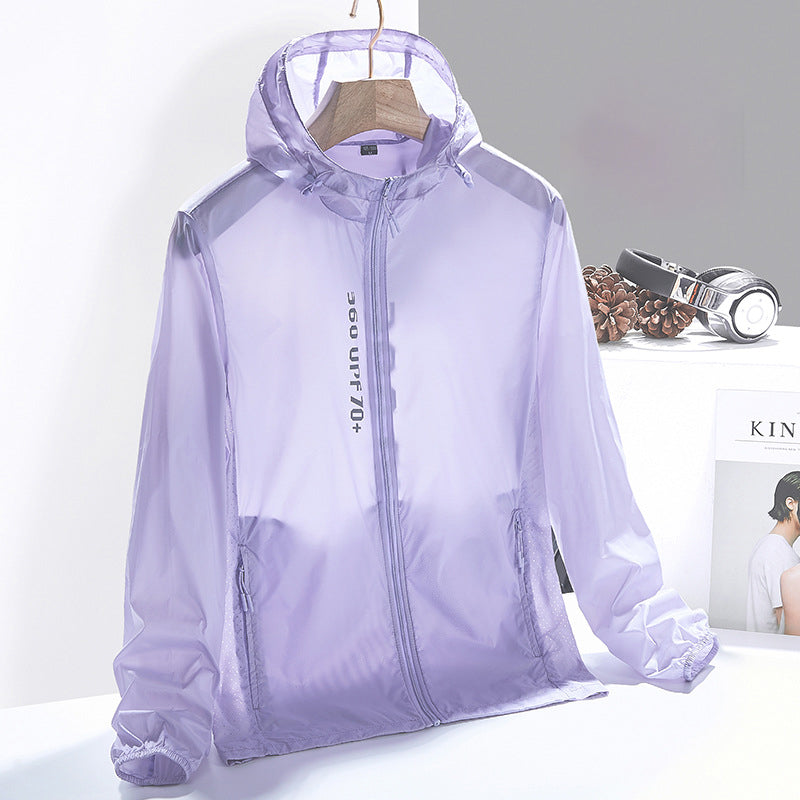"Unisex solskyddsjacka med UPF 70, lätt design, fyrvägsstretch i flera färger för utomhusaktiviteter."