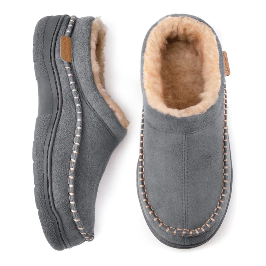 Vardagliga unisex tofflor med halkfri sula, för sköna stunder hemma.