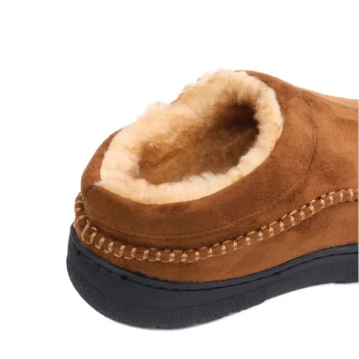 Mysiga komforttofflor unisex med stödjande design och halkfri sula.