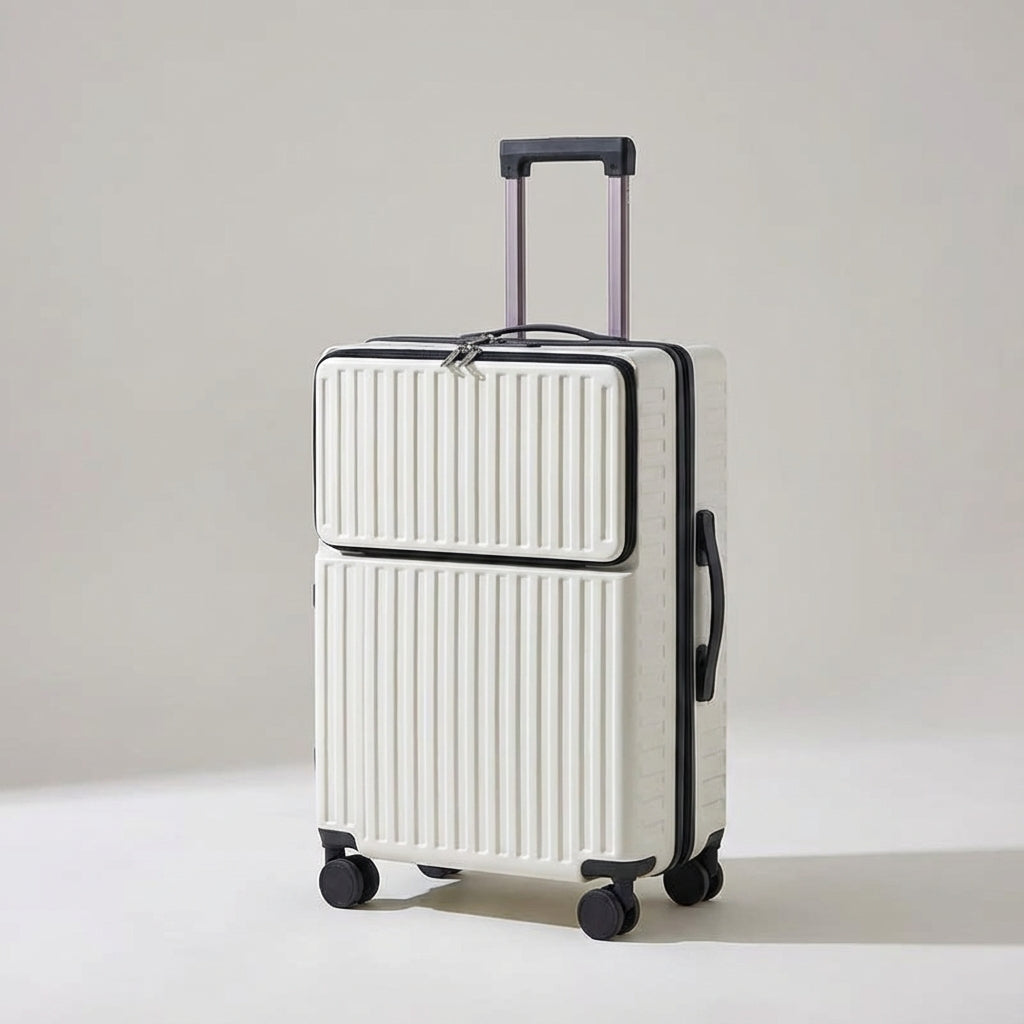 Kabinväska Travelift med integrerat laptopfack i framfickan & lättrullande spinnerhjul. Idealisk för organiserad resa.