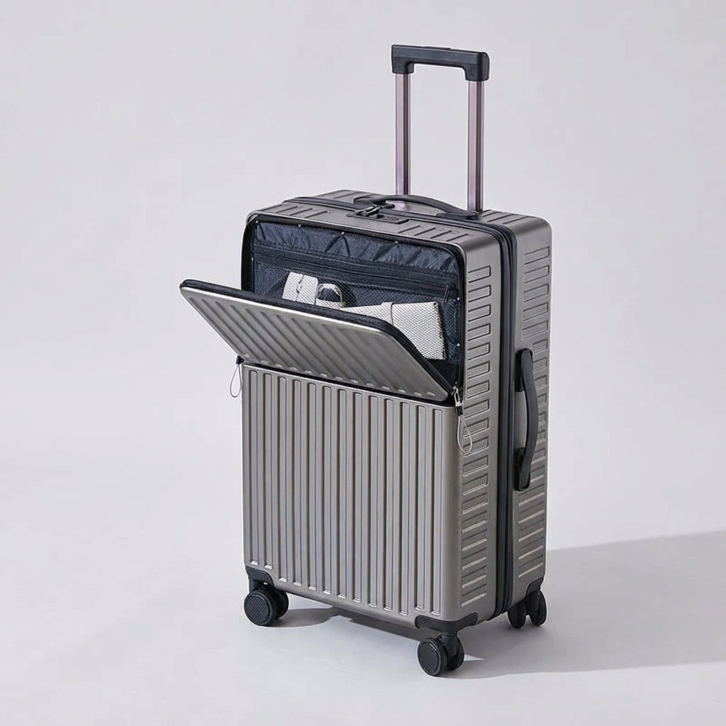 Travelift kabinväska, perfekt för affärsresan med framfack för laptop. Snygg, organiserad & enkel att manövrera.