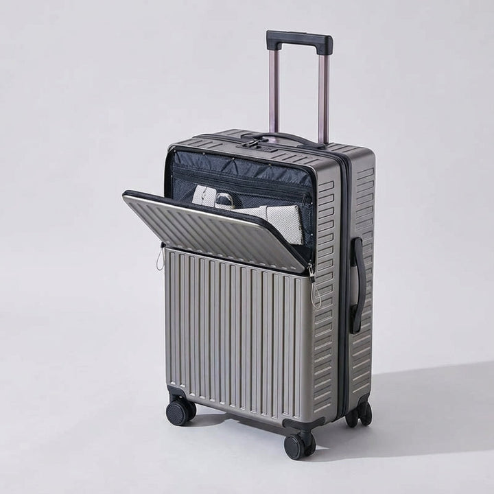 Travelift kabinväska, perfekt för affärsresan med framfack för laptop. Snygg, organiserad & enkel att manövrera.