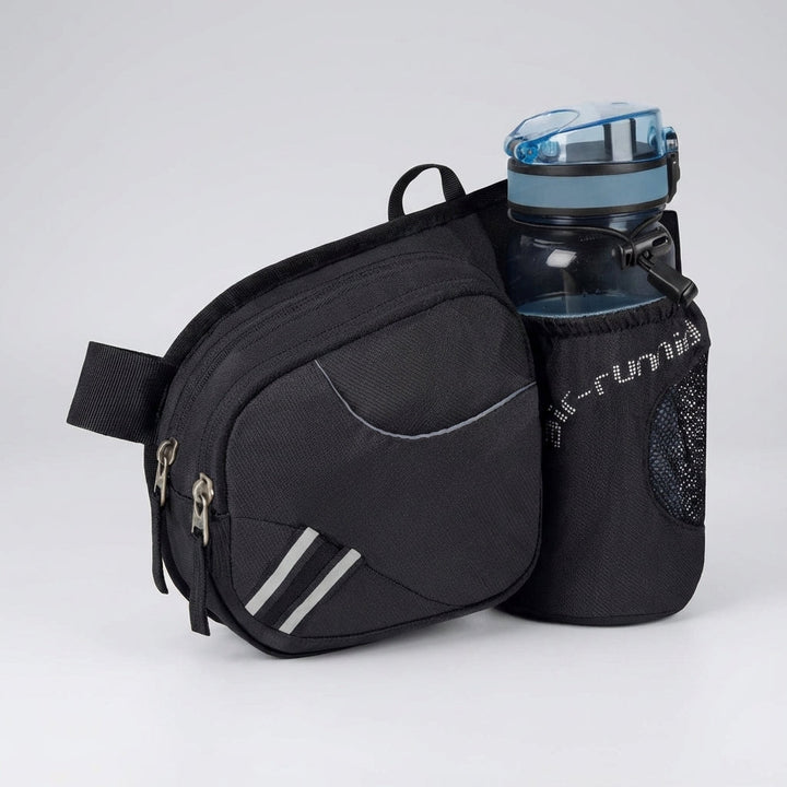 HydraPace fannypack för vandring och sport, vattenavvisande nylon midjeväska med justerbar rem.