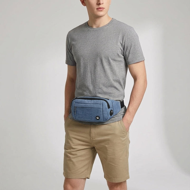 Unisex vattentät midjeväska, perfekt för aktiv livsstil. Slimmad design för sport & utomhusaktiviteter.