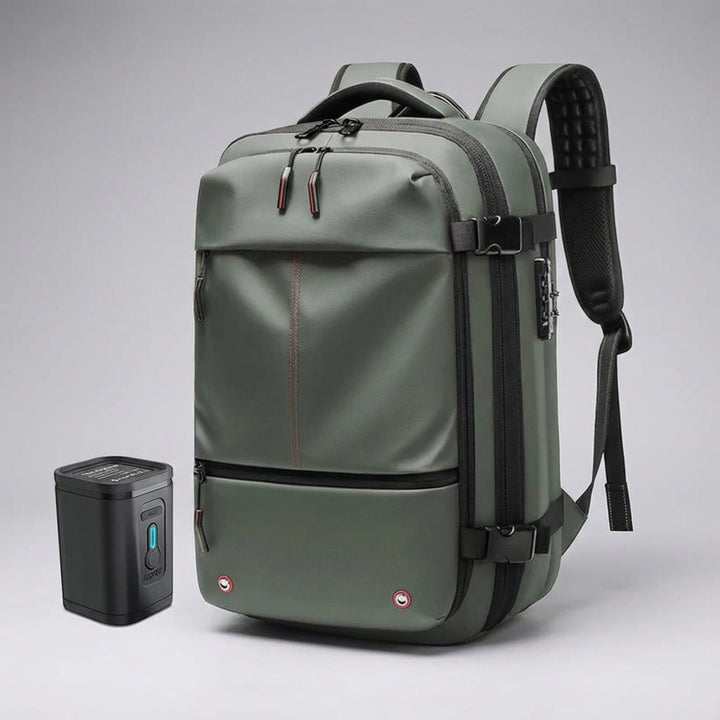 Snygg och funktionell TravelCompress, en vattentät unisex ryggsäck för alla äventyr.