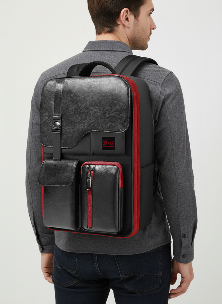 Säker unisex laptopryggsäck med stöldskydd, vattentät och bekväm för dagligt bruk.